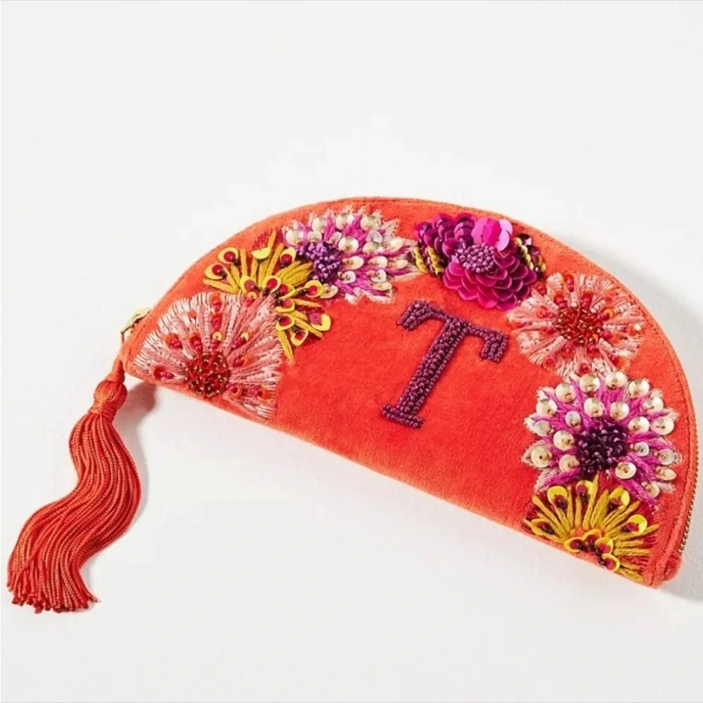 Monogram Crescent Pouch-T